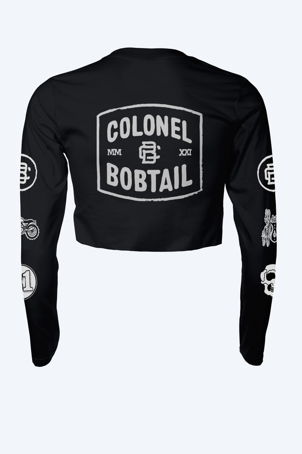 Colonel Bobtail Basic Long Sleeve Crop