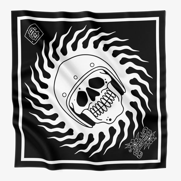 Bandana-Sticker Pack Skull Rider Black X Louis Thibault